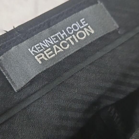 Kenneth Cole Reaction 38x30 Men's Dress Pants Black Slacks Uniform Trousers NWT - Picture 7 of 12